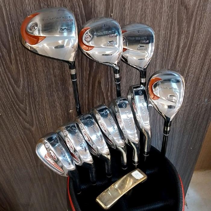PREMIUM Stick Golf Fullset Slazenger-Original USA- Graphite shaft-Paket lengkap-Bonus tas