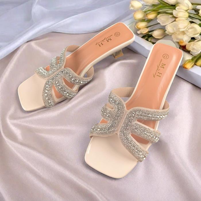 Beach Ready Women's Flat Slide Sandals 2025 - Non-Slip Rubber Sole Open-Toe Slippers, Family Trip Fo