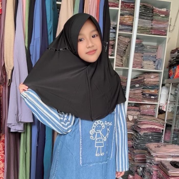 0JILBAB SEKOLAH AL FAEZYA JERSEY SUPER/HIJAB AF ALFAEZYA ANAK SEKOLAH ORI BY BUNYAMIN DOI DOA IBU TA