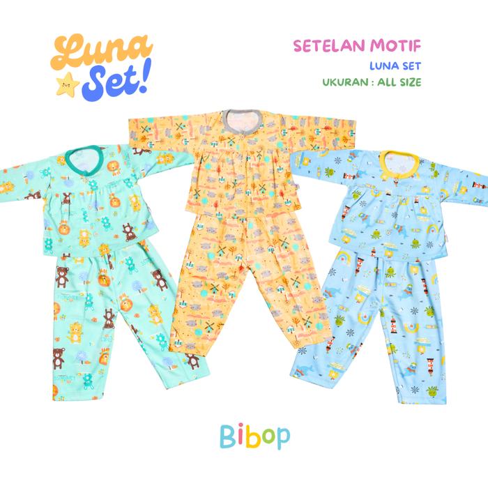 Bibop Baju Bayi Tidur luna Set Fantastic Animal