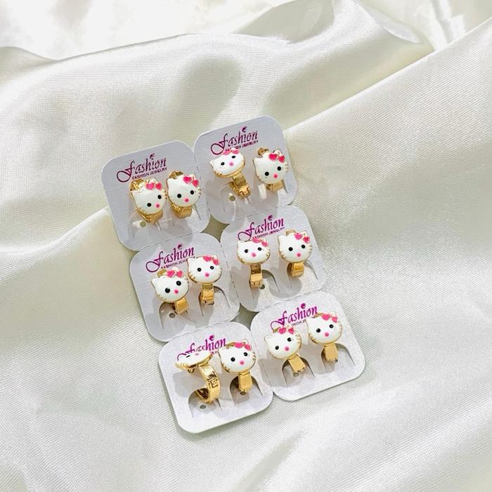 anting anak jepit karakter lucu anting jepit lucu anti karat anti luntur anting anting anak