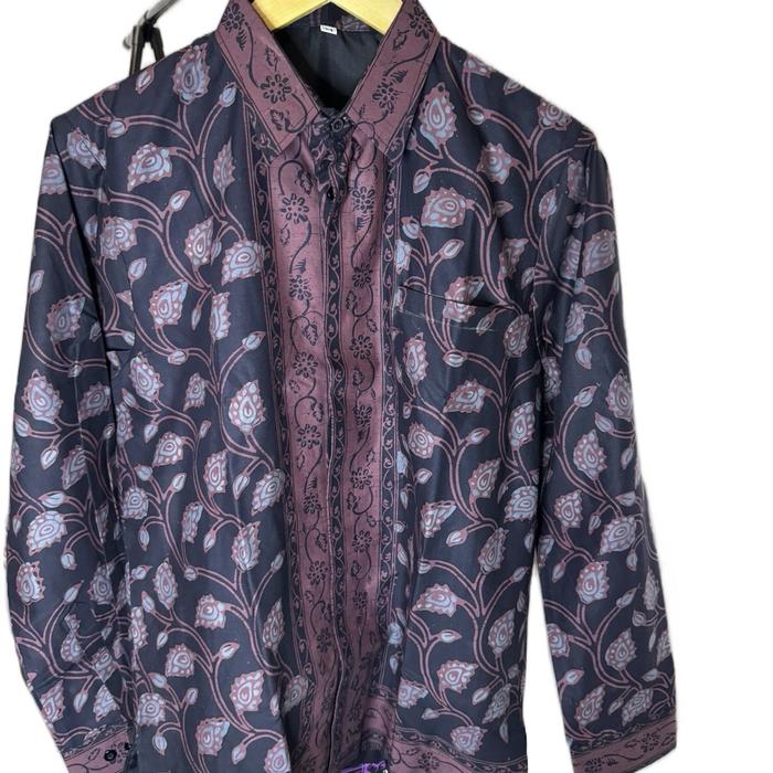Batik Jambi Lengan Panjang Pria - Ukuran M, L, dan XL - Elegan