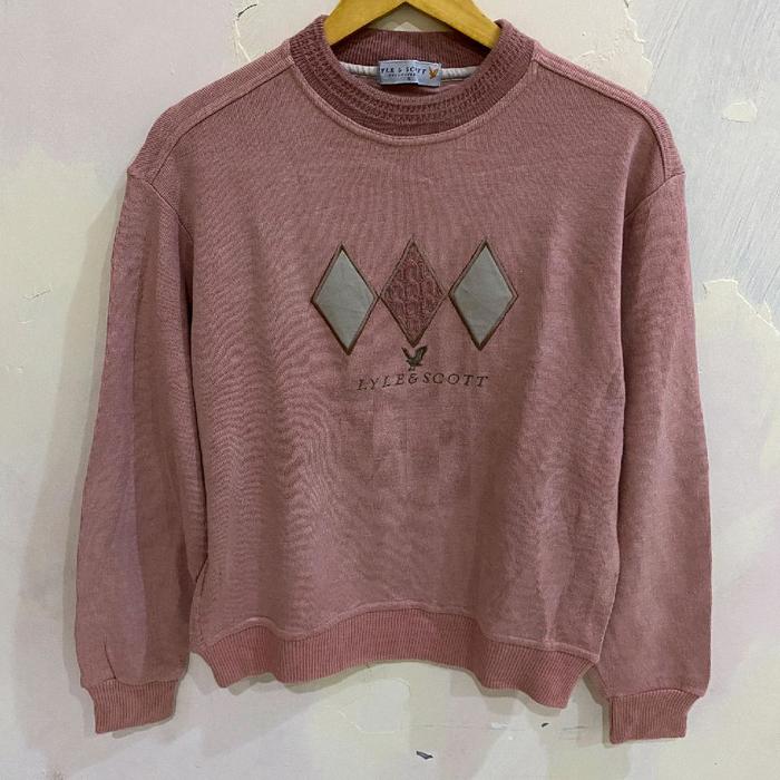 Vintage knitwear crewneck sweatshirt Lyle and Scott original second Bekas murah, jual Lyle & Scott o