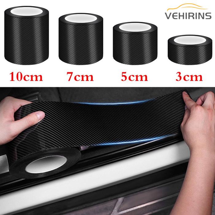 10M Carbonix 5D Sticker Anti Corosi Omextra Nano Stiker Carbon Sillplate 5D Carbon Sticker