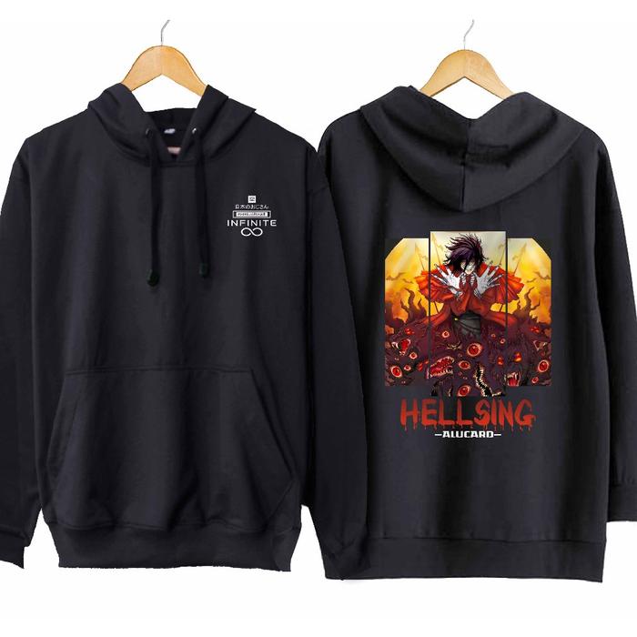 Jaket hoodie jumper infinite ALUCARD HELLSING - HELLSING material cotton fleece