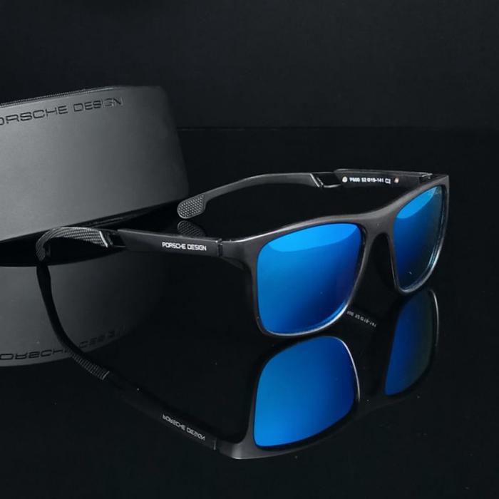 TERLARISSS  , , , KACAMATA HITAM PORSCHE P600 POLARIZED ANTISILAU FRAME POLYCARBONATE TITANIUM OUTDO