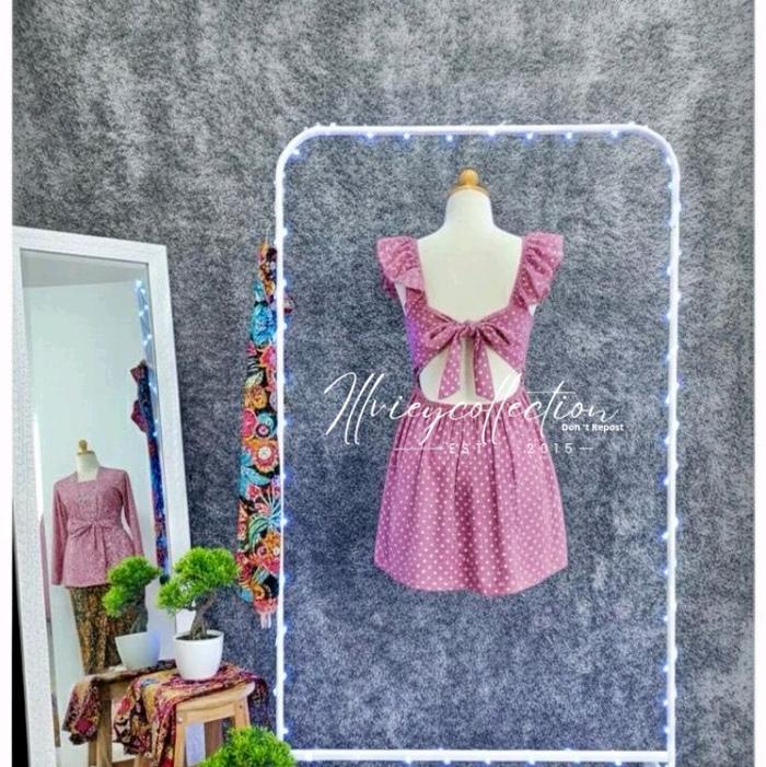 DRESS MINI YUKENSI SEXY LOOK BAHAN RAYON Wanita Daster Busui Katun Tidur Pendek Midi Motif Bumil Bal