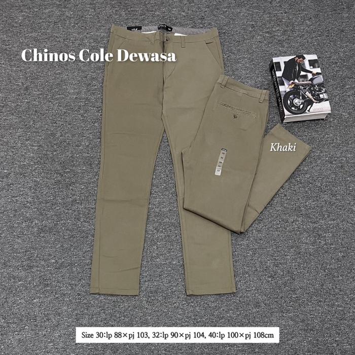 Celana Chinos cole dewasa