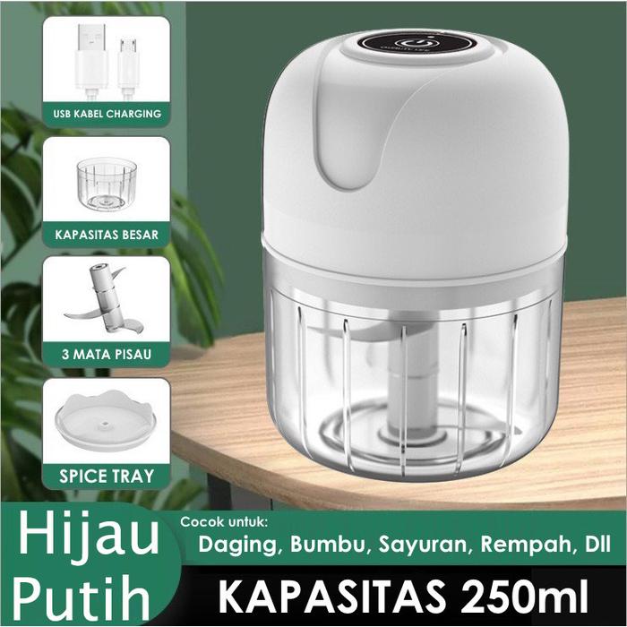 USB MINI CHOPPER / PORTABLE BLENDER MINI PENGGILING BUMBU DAGING BAWANG