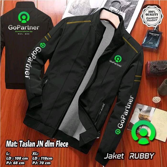JAKET DRIVER GoPartner Kantong Keren Parasut Tebal