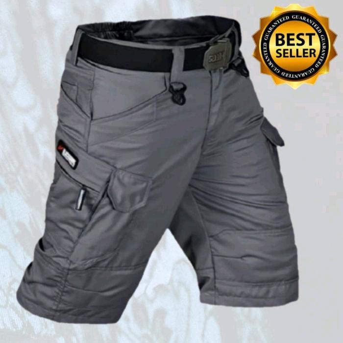 Bahan Halus Celana Pendek Cargo Tactical Pria Cowok Dewasa Premium Shorts Casual casual regular cela