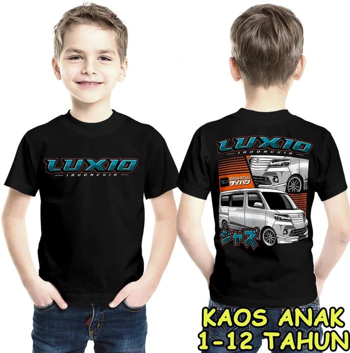LAkaos Baju Anak ANAK MOBIL LUXIO INDONESIA USIA 1-12 TAHUN BAJU ANAK KAOS BUS