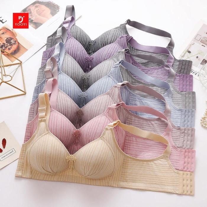 Tbk-, -Bra wanita Big Size Cup C Tanpa Kawat Bra Wanita Jumbo 36-44 Ukuran Besar Fashion Busa Tipis 