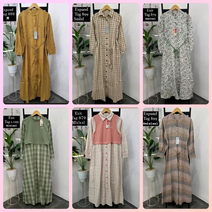 NEW *SALE* EXIT EXPAND Dress Tunik Dewasa