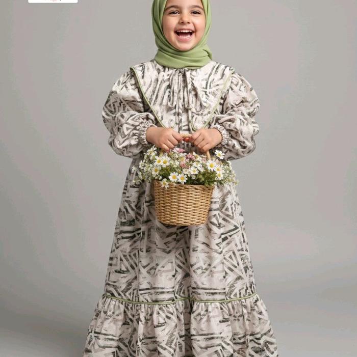 MAHADONA KIDS SET SYARI GAMIS ANAK BY RIRI KIDS