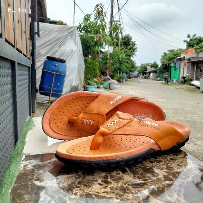 Sandal Geox Original Sandal Jepit Pria Sandal Kulit Asli | best seller