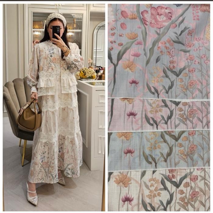 Set Rompi Gamis Mejiwang / Mejiwang Gamis Two In One Renda