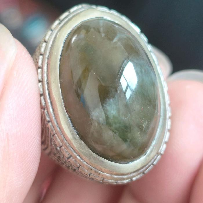 batu cincin natural solar lumut kimclong