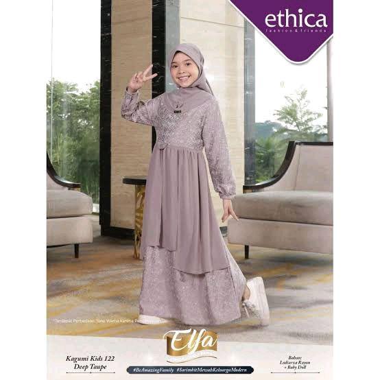 GAMIS ANAK ETHICA KAGUMI KIDS 122 D.TAUPE