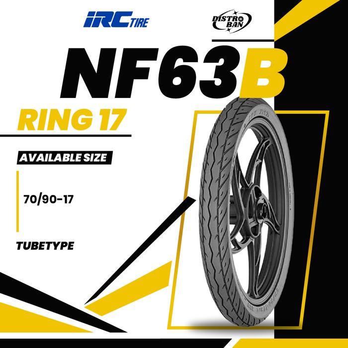 Ban IRC NF63B 70/90-17 Ring 17 Tubetype Jupiter Vega Supra Satria FU Smash