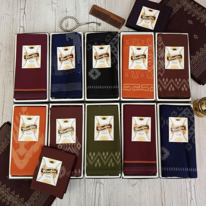 Rodjo Sarung Rodjo Sarung Tenun Halus Sarung Dewasa Muslim Kualitas Juara Bahan Katun Premium Motif 