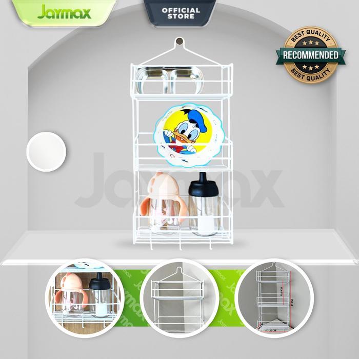 Rak Bumbu Gantung 3 susun/ Rak Kamar Mandi / Rak Serbaguna / Rak Sabun TYPE ANGGREK Besi