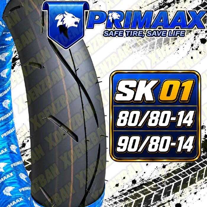 Ban Donat Non Tubeless Primaax Sk01 Ring 14 80/80-14 90/80-14 100% Original