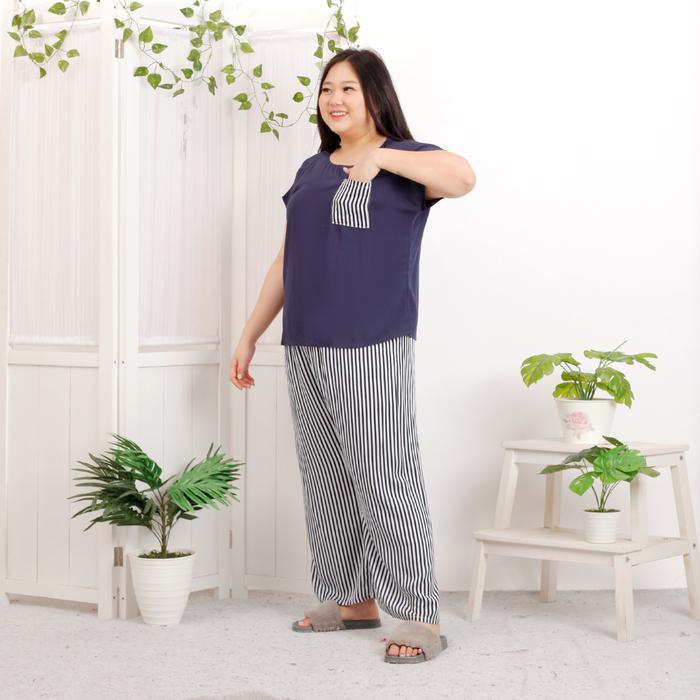 Piyama Pdpj Jumbo Babydoll Cp Jumbo Setcel Jumbo Viral Big Size Celana Rayon Viscose Baju Wanita Pan