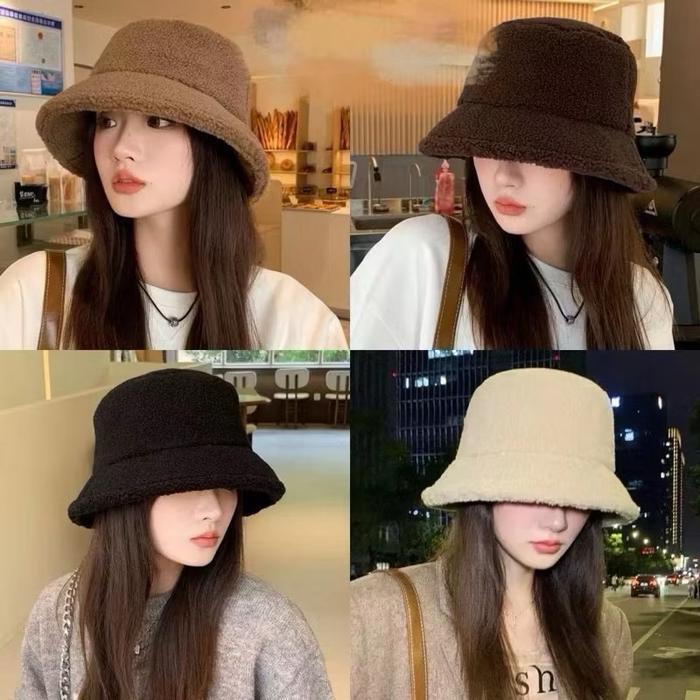 Topi Fashion Topi Winter Topi Style Korea Wanita Outfit