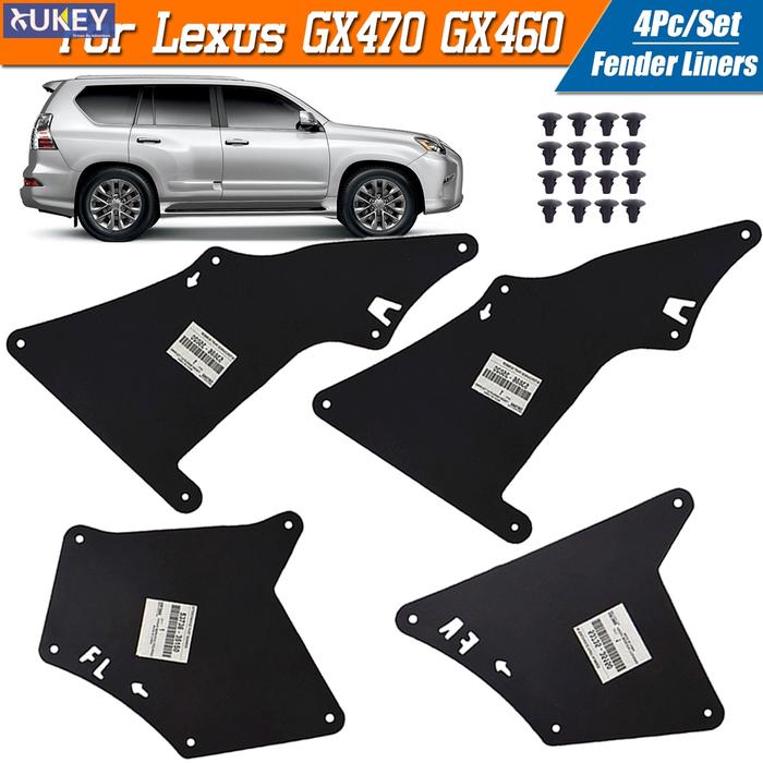 Fender Liners Splash Shield for Lexus GX470 GX460 GX 470 460 2003 -