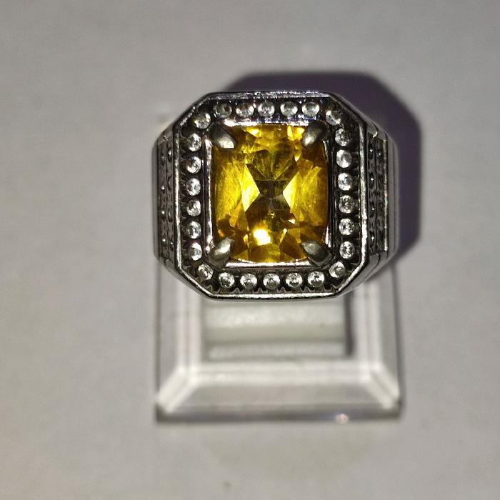 Natural Yellow Topaz, Batu topaz kuning.