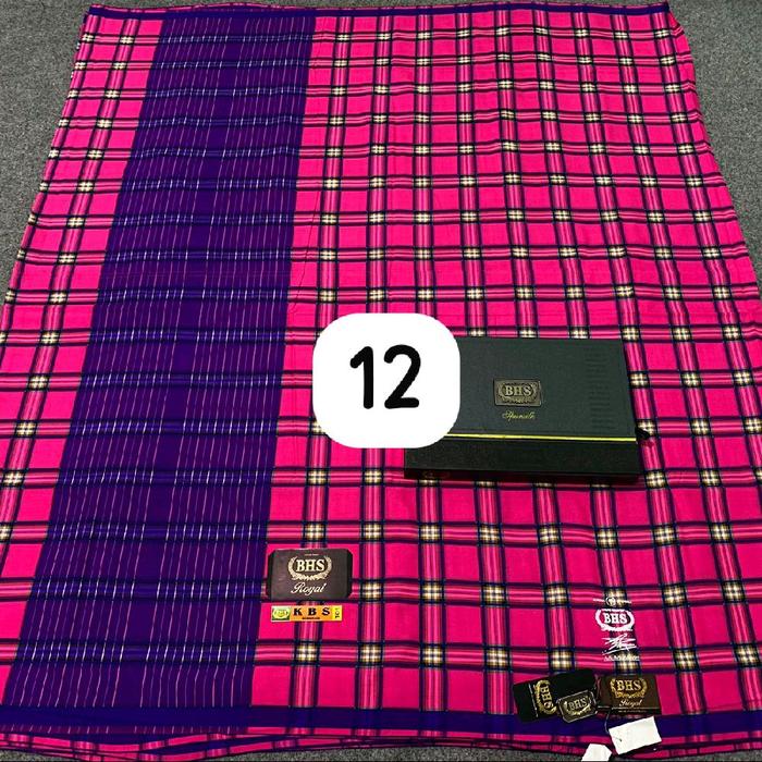 BHS Royal KBS Pink Full Sutra Spunsilk Gold Quallity Kotak