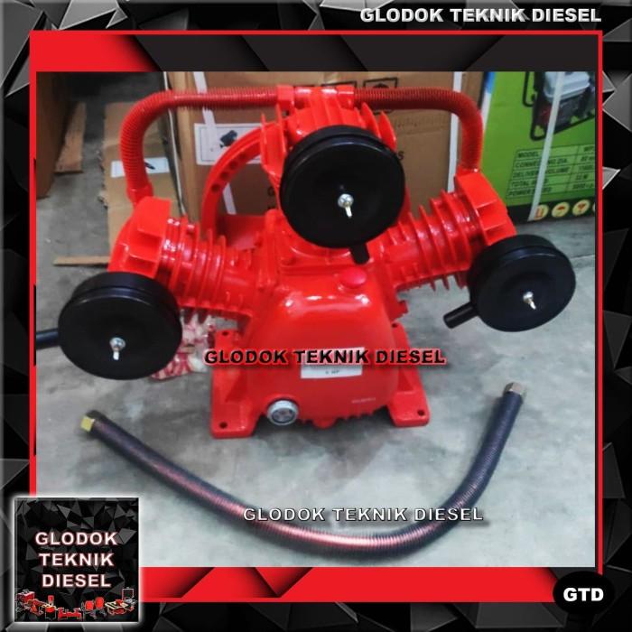 KEPALA KOMPRESOR 2 HP / BARE COMPRESSOR HEADPUMP AIR COMPRESSOR 2 HP