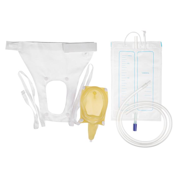 1 Set Women Urinary Drainage Bag Latex Sealed Wearable Urine Bag Urine Collection Bag For Ladies