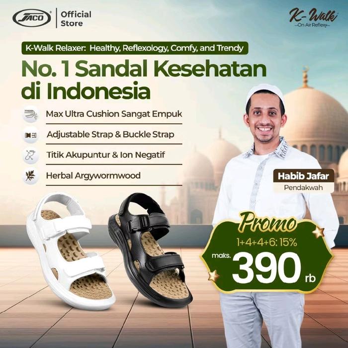 Jaco K-WALK Relaxer New Sandal Terapi kesehatan Sendal