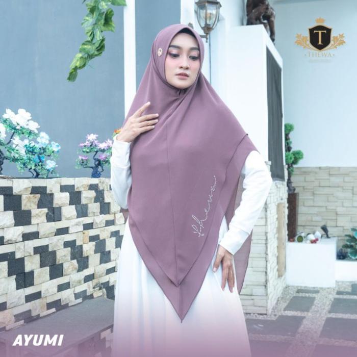 Whyyhdytt Thewa / Khimar Ayummi / Jilbab Instan Ceruty Babydoll / Hijab Lancip Soft Pet / Kerudung S