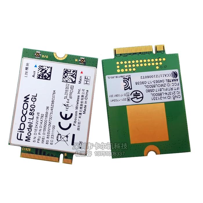 Fibocom L850-GL 01AX792 Modul untuk Lenovo Thinkpad X1 Karbon 6th