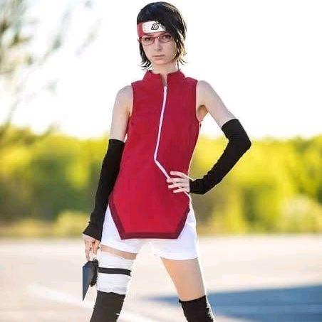 Cosplay Sarada Kostum Boruto