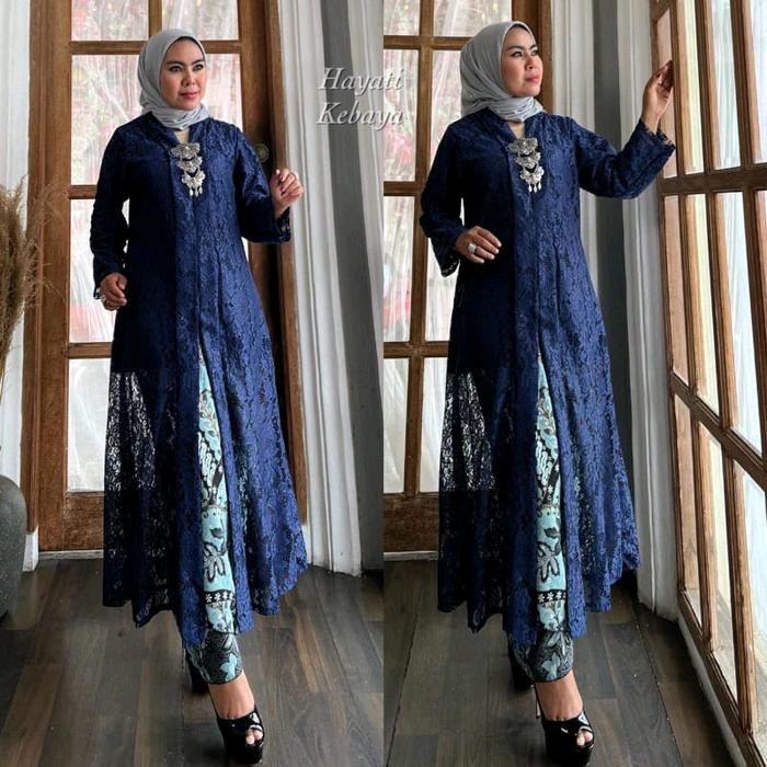 COD-Set Kebaya Hayati-Kebaya Floy long tunik-Kebaya Pesta-Set kebaya modern-Kebaya hayati Brukat-keb
