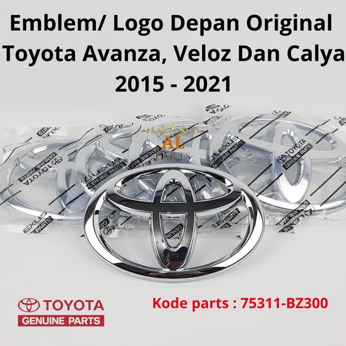 Emblem Logo Depan Original Toyota Avanza, Veloz dan Calya 2015-2021 No Part 75311-BZ300