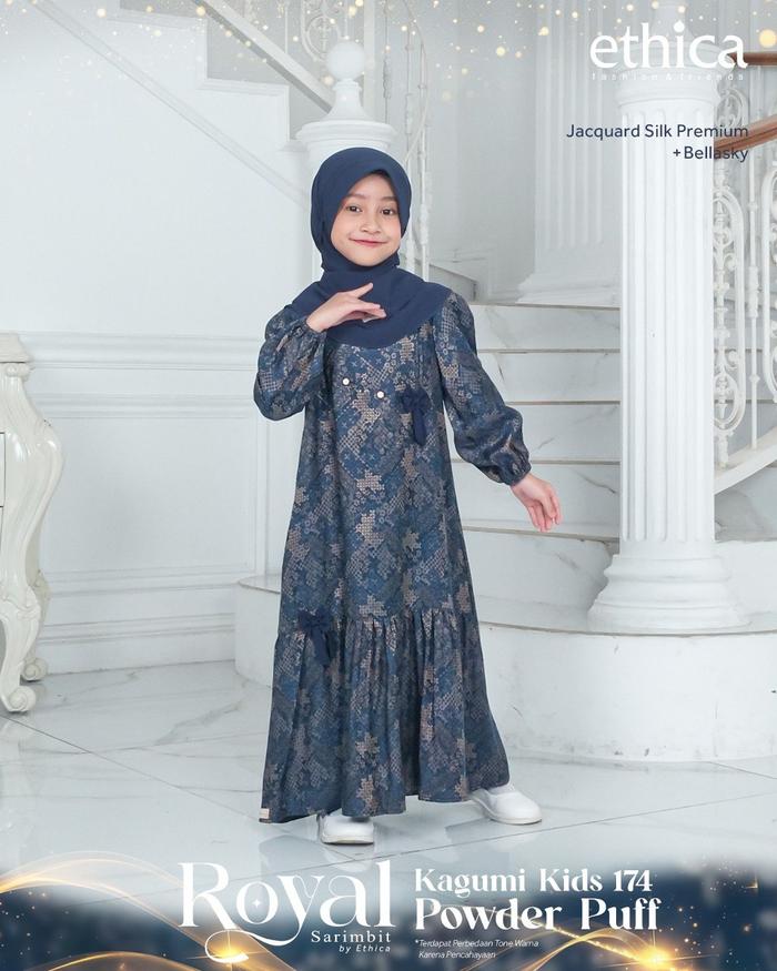GAMIS ANAK ETHICA KAGUMI KIDS 174 WARNA POWDER PUFF,RED ANDORA