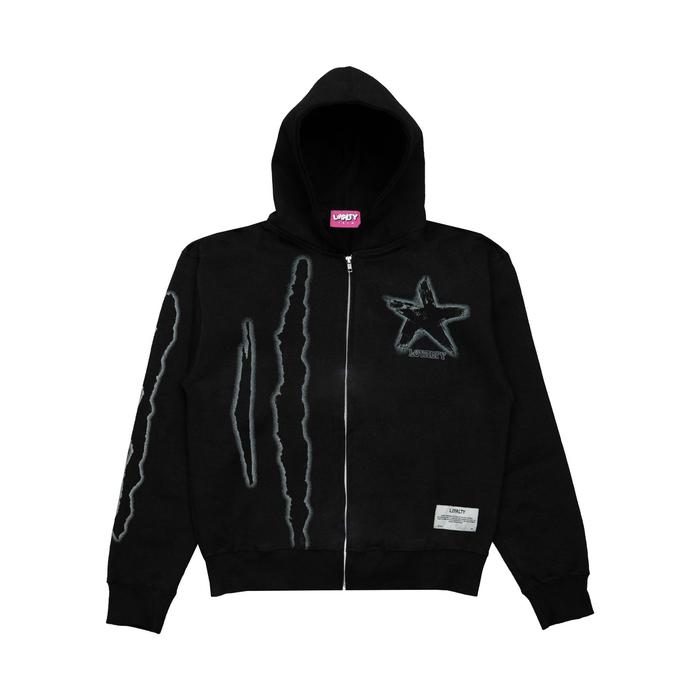LOYALTY HOODIE "CRACKER ZIPPER BLACK LOYALTY" (UNISEX)