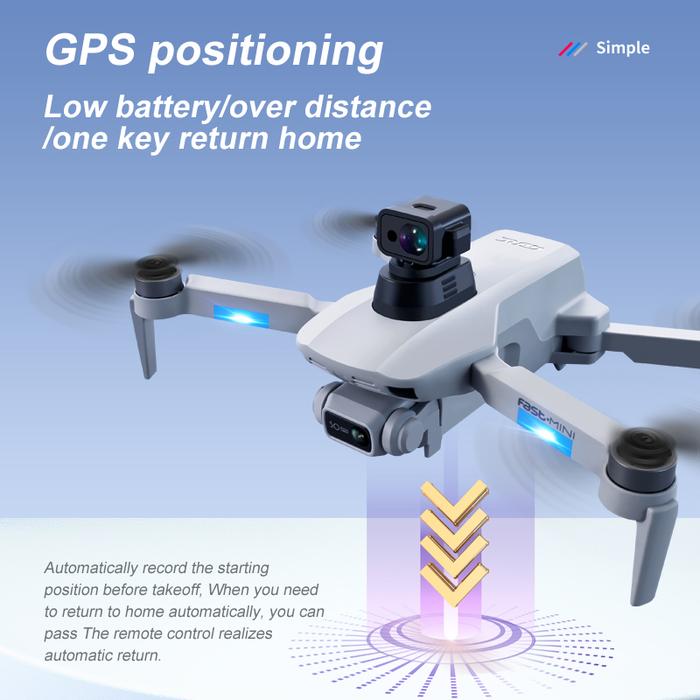 QJ New F8S GPS Drone 8K Professional Dual Camera 5G Wifi FPV