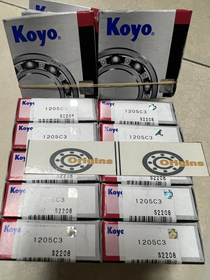 BEARING KRUK AS FORCE FIZR SATRIA 2 TAK 6205 C3 2 PC DOUBLE PELOR KOYO