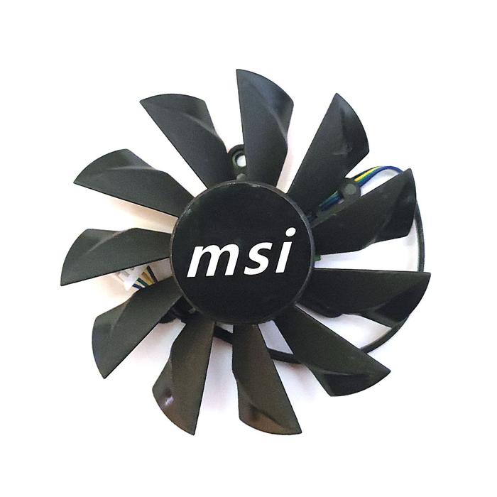 PLA09215B12H 87MM 4PIN GPU Fan，For MSI N450 560 570 580GTX HD6870、R6770 R6790 Graphics card cooling 