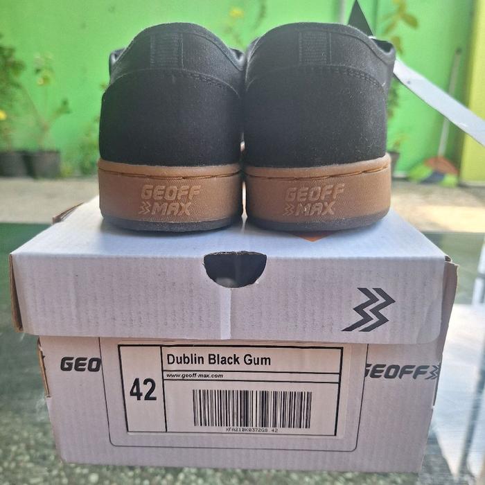 Sepatu Geoff Max - Boston Black Gum | Shoes Cupsole | Sepatu / Sepatu Full Black