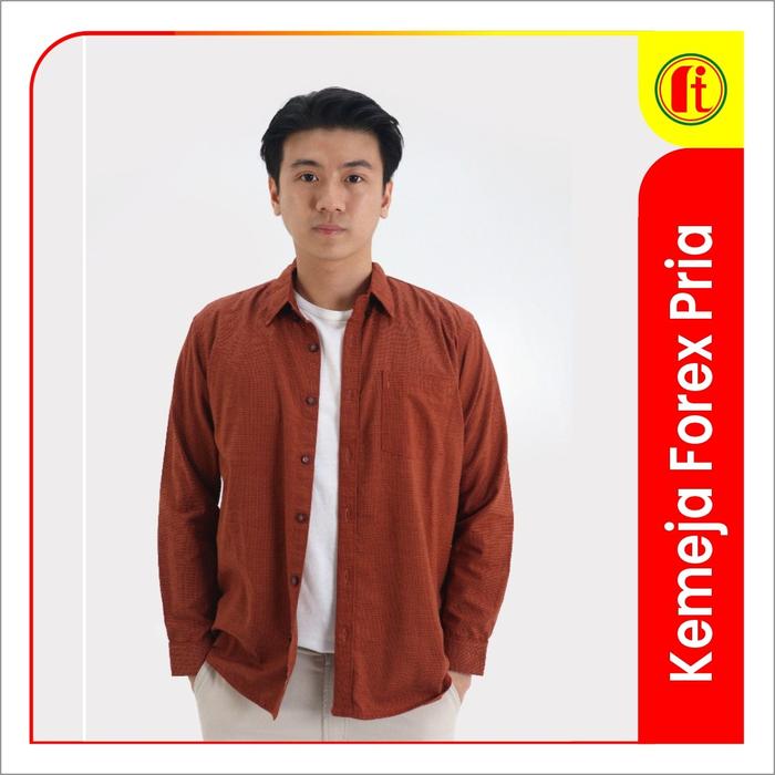 Kemeja Terracotta Forex Pria Dewasa - RITA
