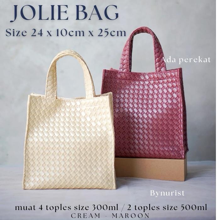 READY JOLIE BAG / Tas Hampers Natal Lebaran Imlek Sangjit / Tas Hampers Acara / Handbag Souvenir / T