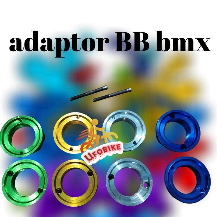 Adaptor BB BMX untuk lubang besar jadi kecil crank HT1 HT2 dengan dua baut