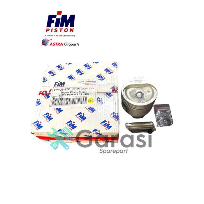 Piston Seher Piston Assy Toyota KIJANG SUPER GRAND 5K KF40 KF50 FIM ASTRA ASLI ORIGINAL ORISINIL
